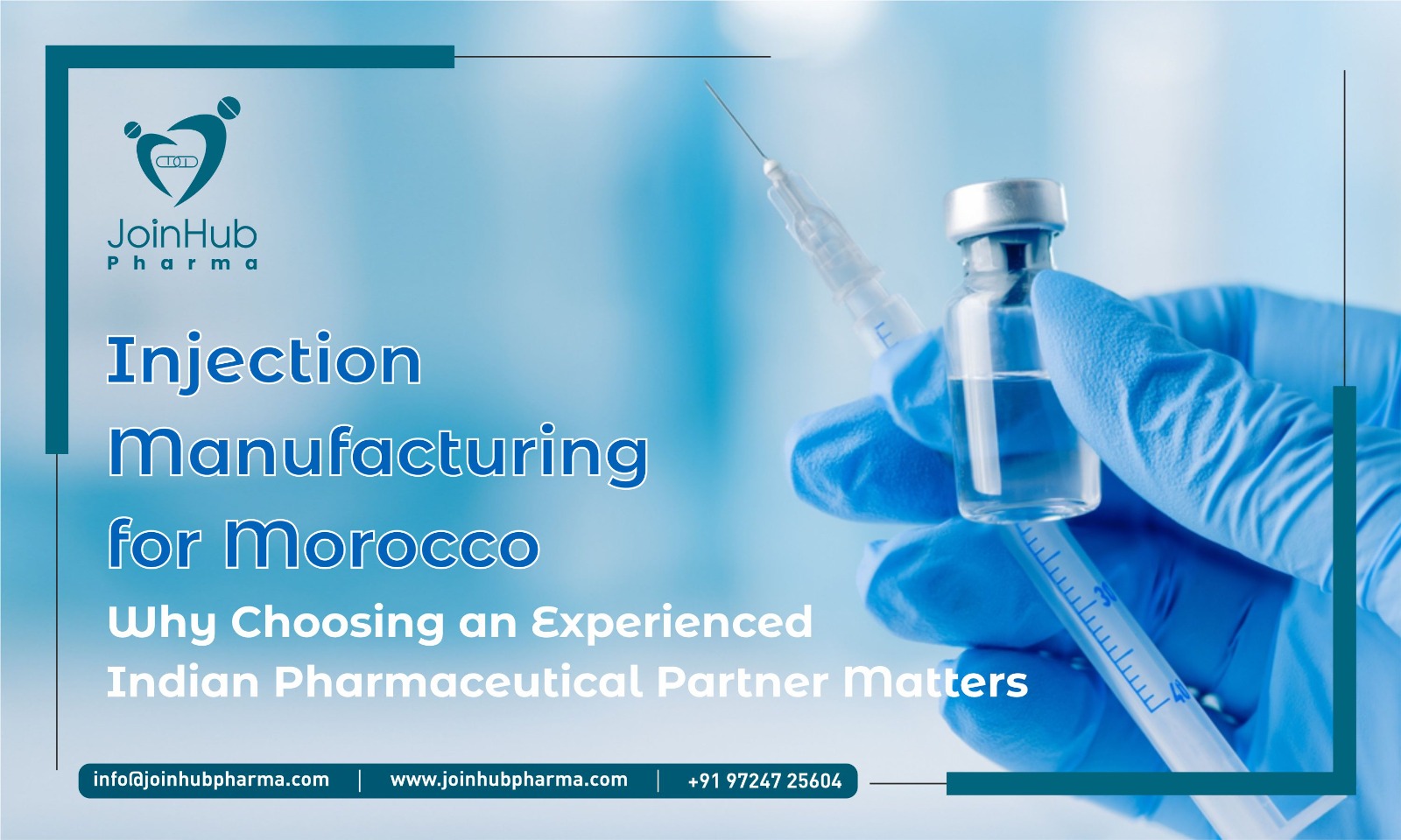 Injection Manufacturing for Morocco- Why Choosing an Experienced Indian Pharmaceutical Partner Matters