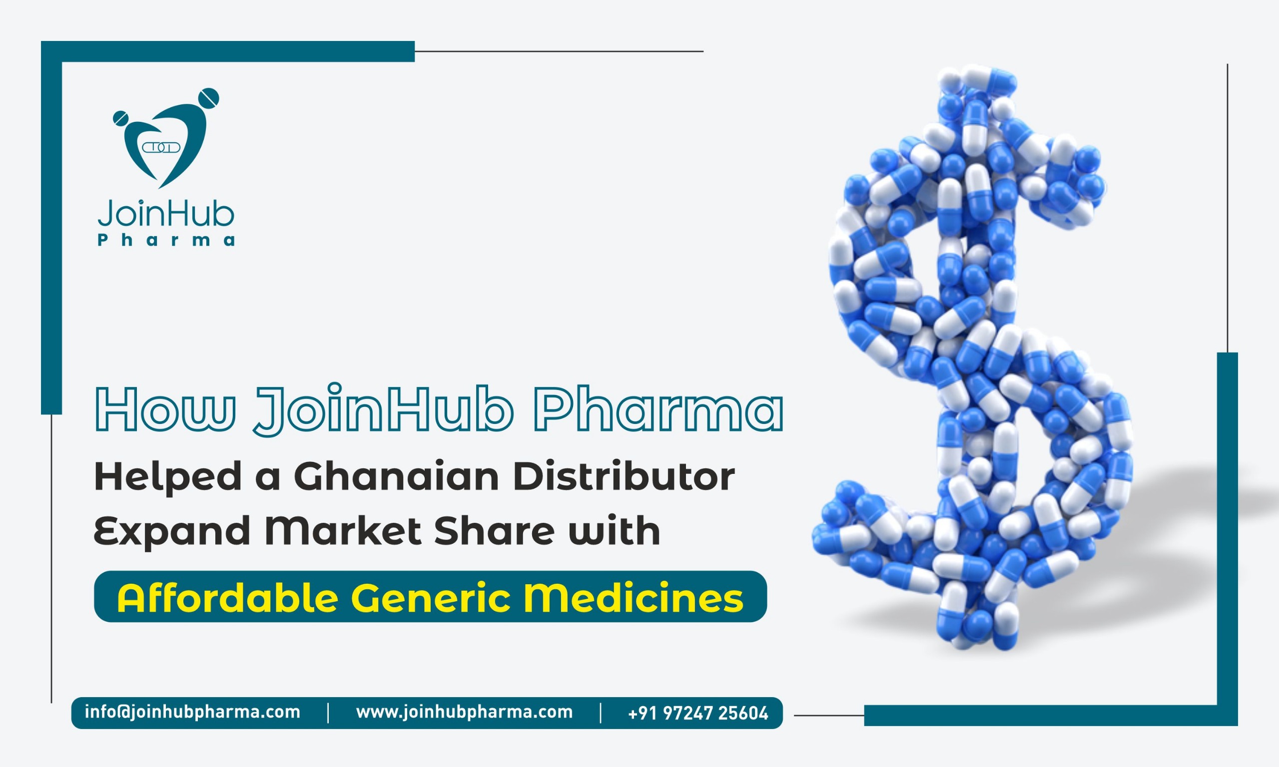 How JoinHub Pharma Helped a Ghanaian Distributor Expand Market Share with Affordable Generic Medicines