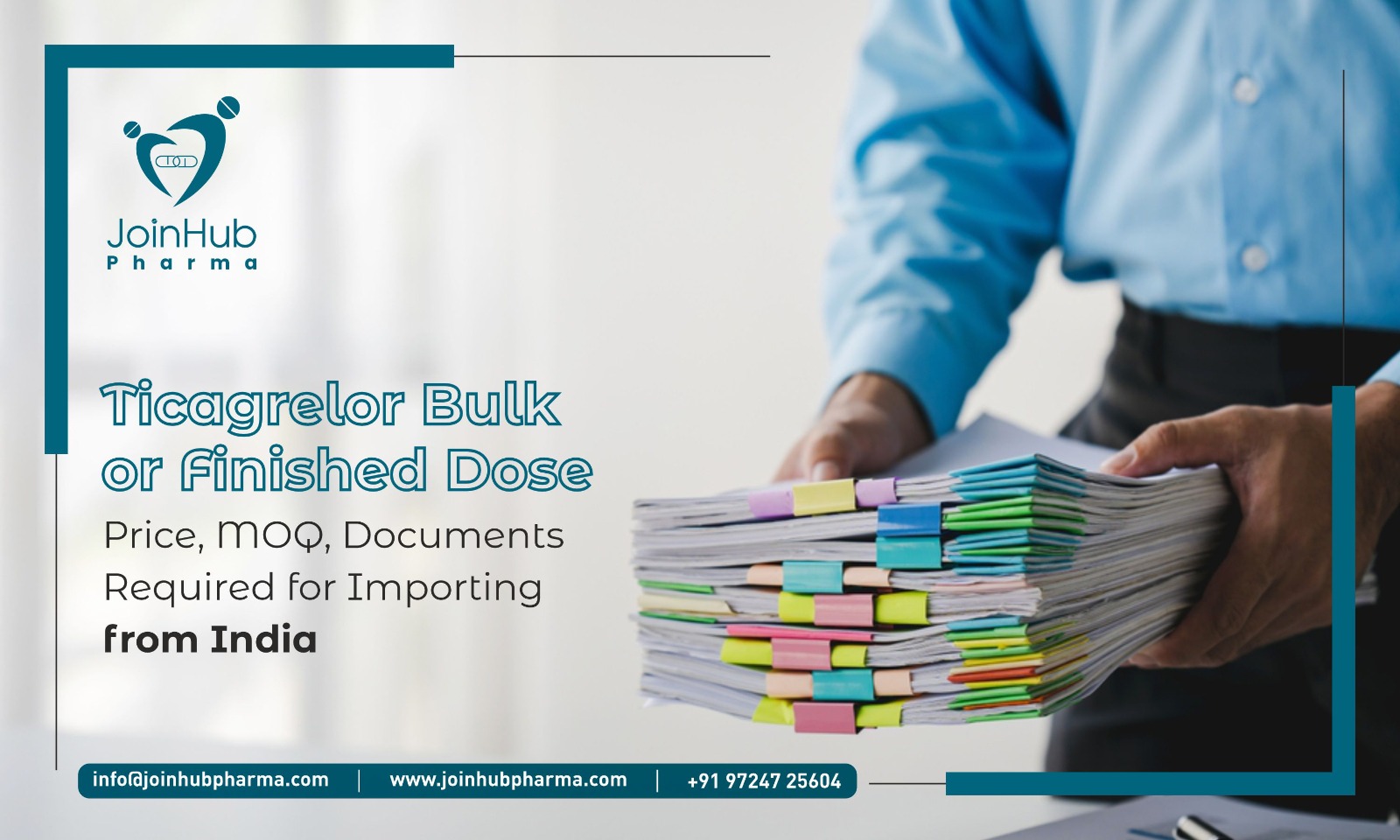 Ticagrelor Bulk or Finished Dose- Price, MOQ, Documents Required for Importing from India